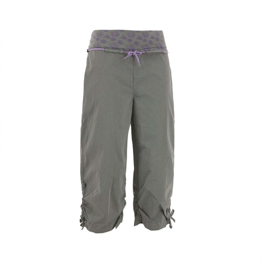 3/4 outdoor climbing pants, technical poplin, elastic cotton belt, embroidered back, Italy made, Cleo 2.