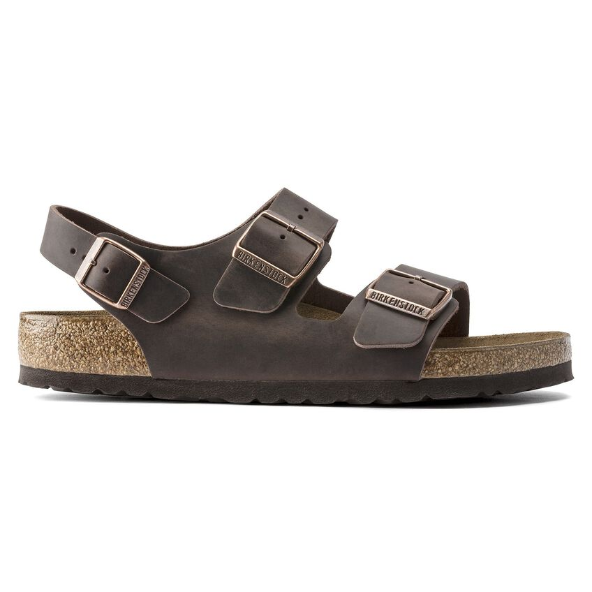 Milano Khaki Oiled Leather, Calzata Stretta - Bshop