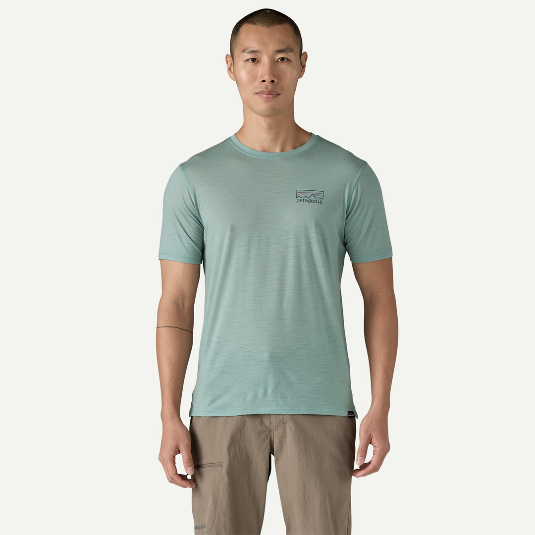M's Cap Cool Merino Blend Graphic Shirt, breathable merino wool, Fair Trade Certified™ production.