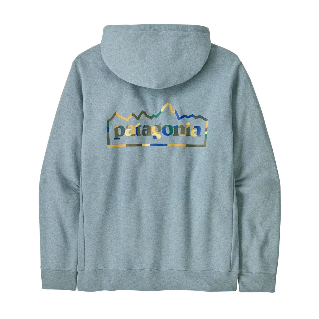 Unity Fitz Uprisal Hoody featuring Patagonia logo, made from recycled materials.