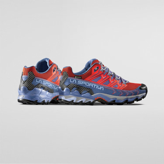 Ultra Raptor II Woman Gtx mountain hiking shoes with GORE-TEX, abrasion-resistant mesh, and FriXion® White sole.