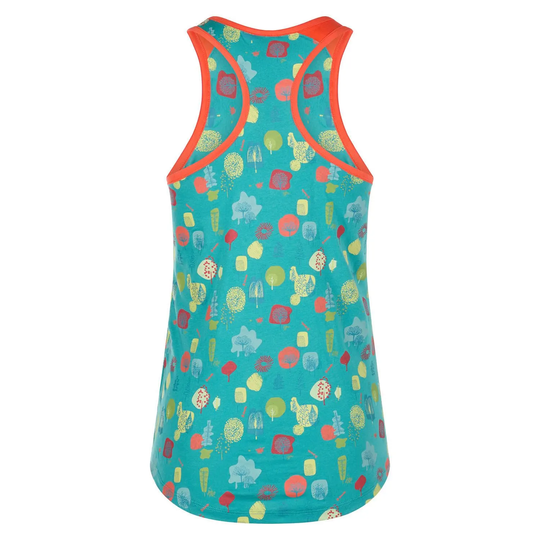 Botanic Tank W with colorful allover print, 100% organic cotton.
