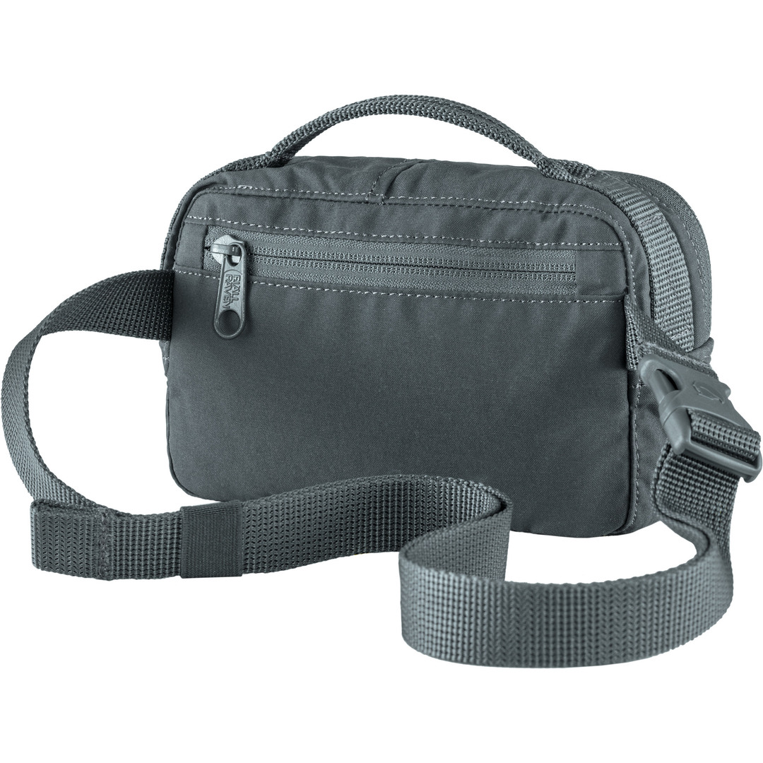 Kånken Hip Pack in durable Vinylon F fabric with adjustable belt and handle.