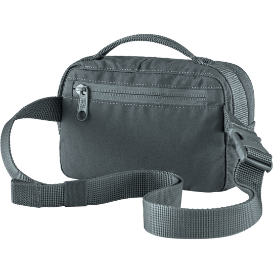 Kånken Hip Pack in durable Vinylon F fabric with adjustable belt and handle.