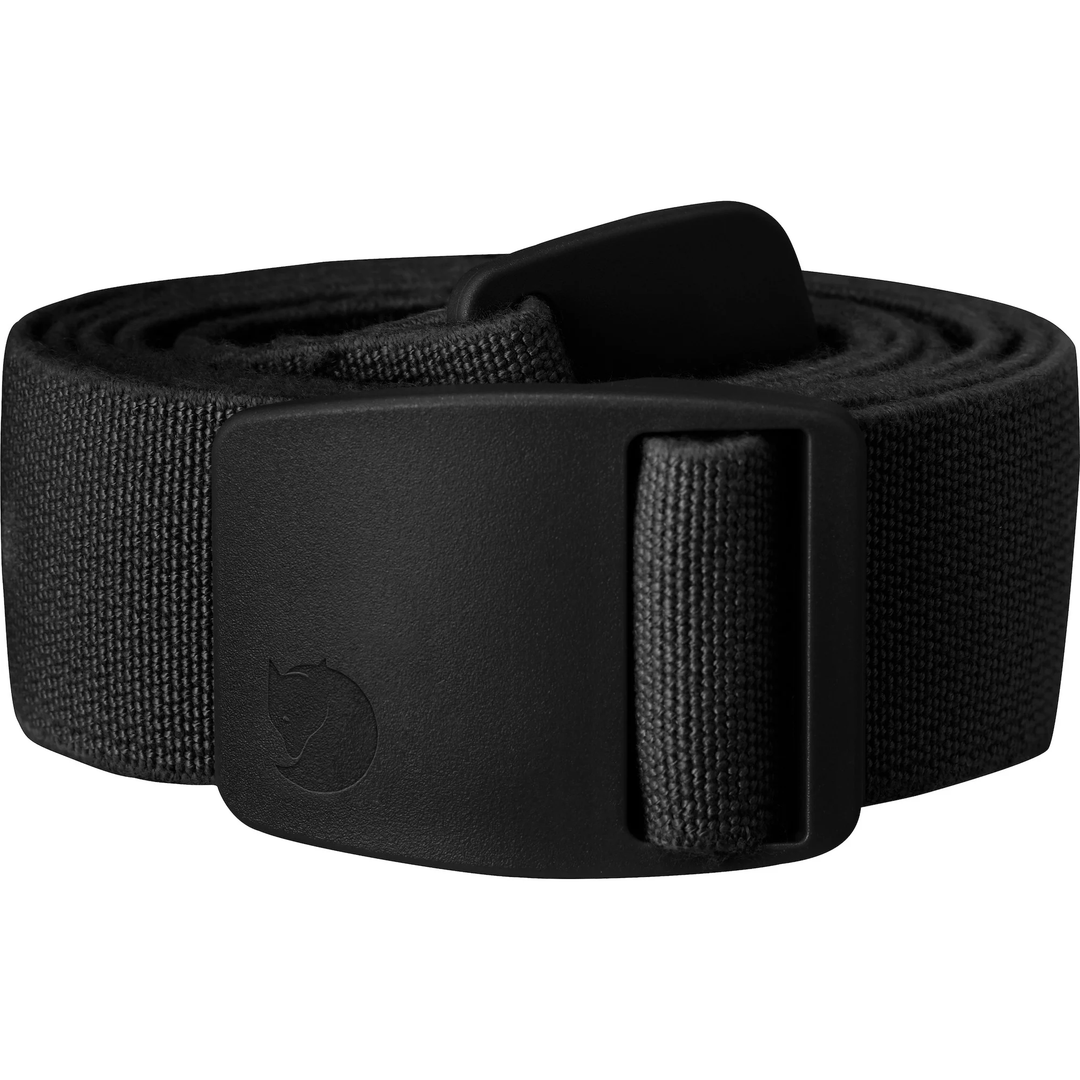 Keb Trekking Belt with adjustable plastic buckle and elastic strap.