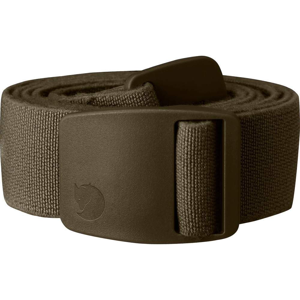 Elastic Keb Trekking Belt with adjustable plastic buckle.