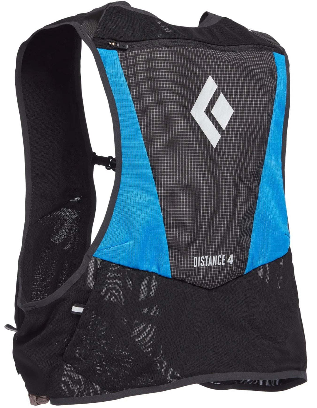 Distance 4 Hydration Vest for trail running, featuring blue and black design.