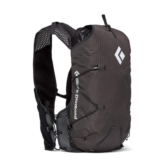 Lightweight Distance 8 Backpack with innovative harness, durable ripstop fabric, and multiple storage options.