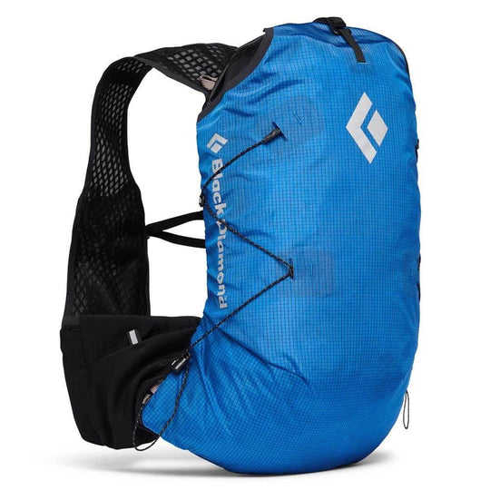 Blue Distance 8 Backpack with ripstop UHMWPE fabric and advanced harness system.