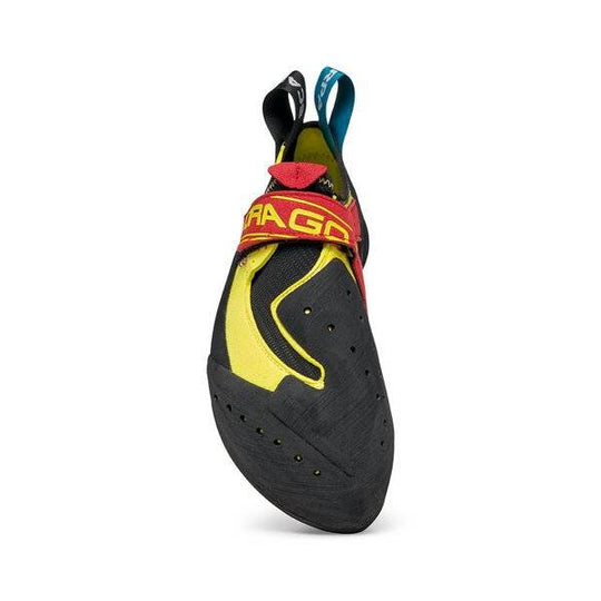 Drago climbing shoe with Vibram XS Grip 2 sole, featuring a flexible design for enhanced sensitivity and performance.