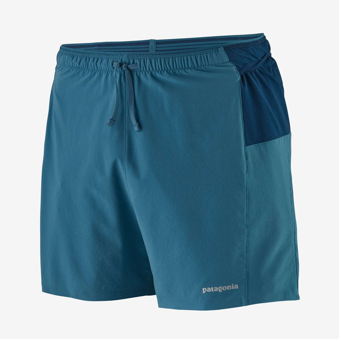 Men's Strider Pro Shorts 5 In., lightweight and quick-drying, used for running with multiple pockets, elastic waistband, and adjustable drawstring.