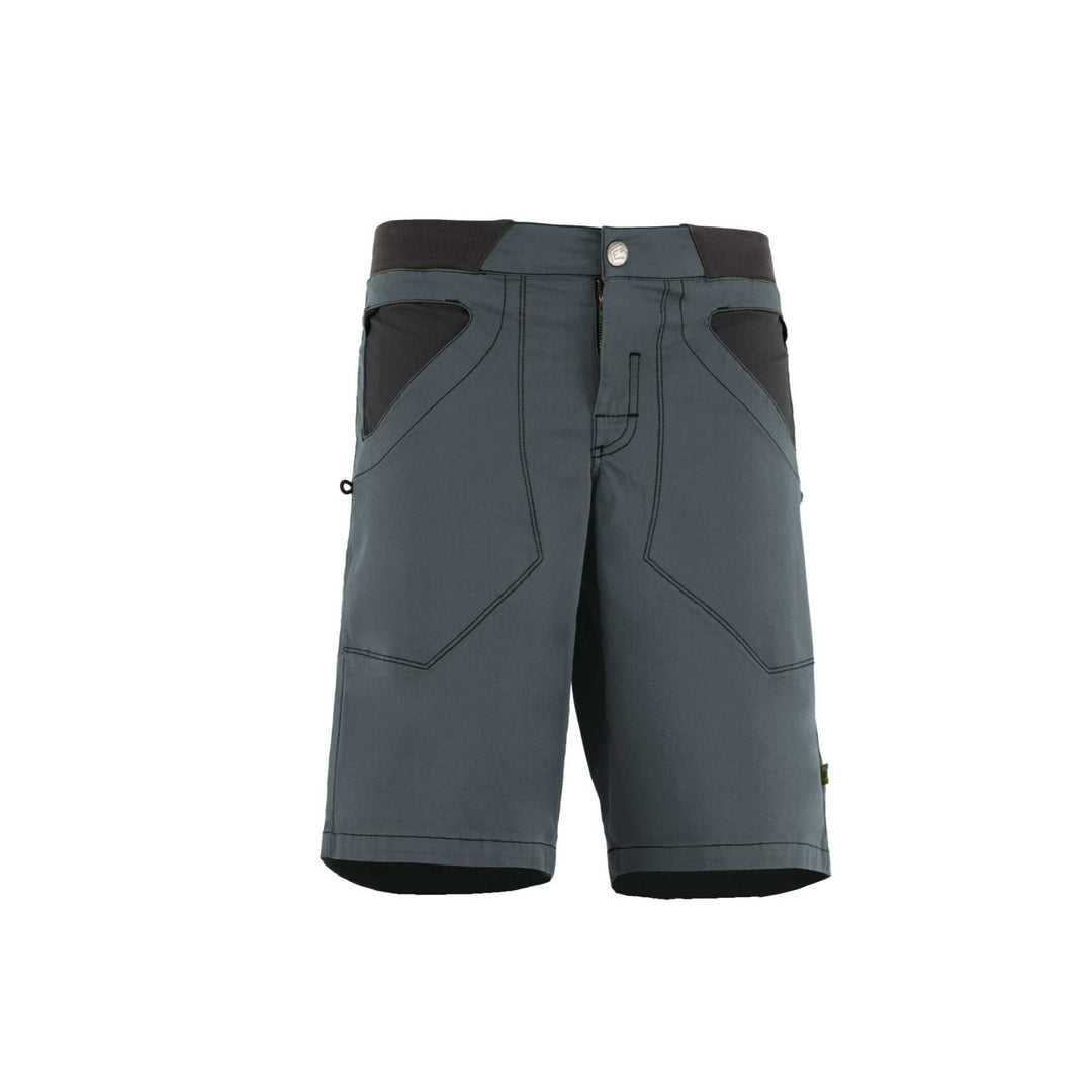 Urban climbing shorts in organic cotton gabardine with adjustable waist and brush holders; 3Angolo Short.