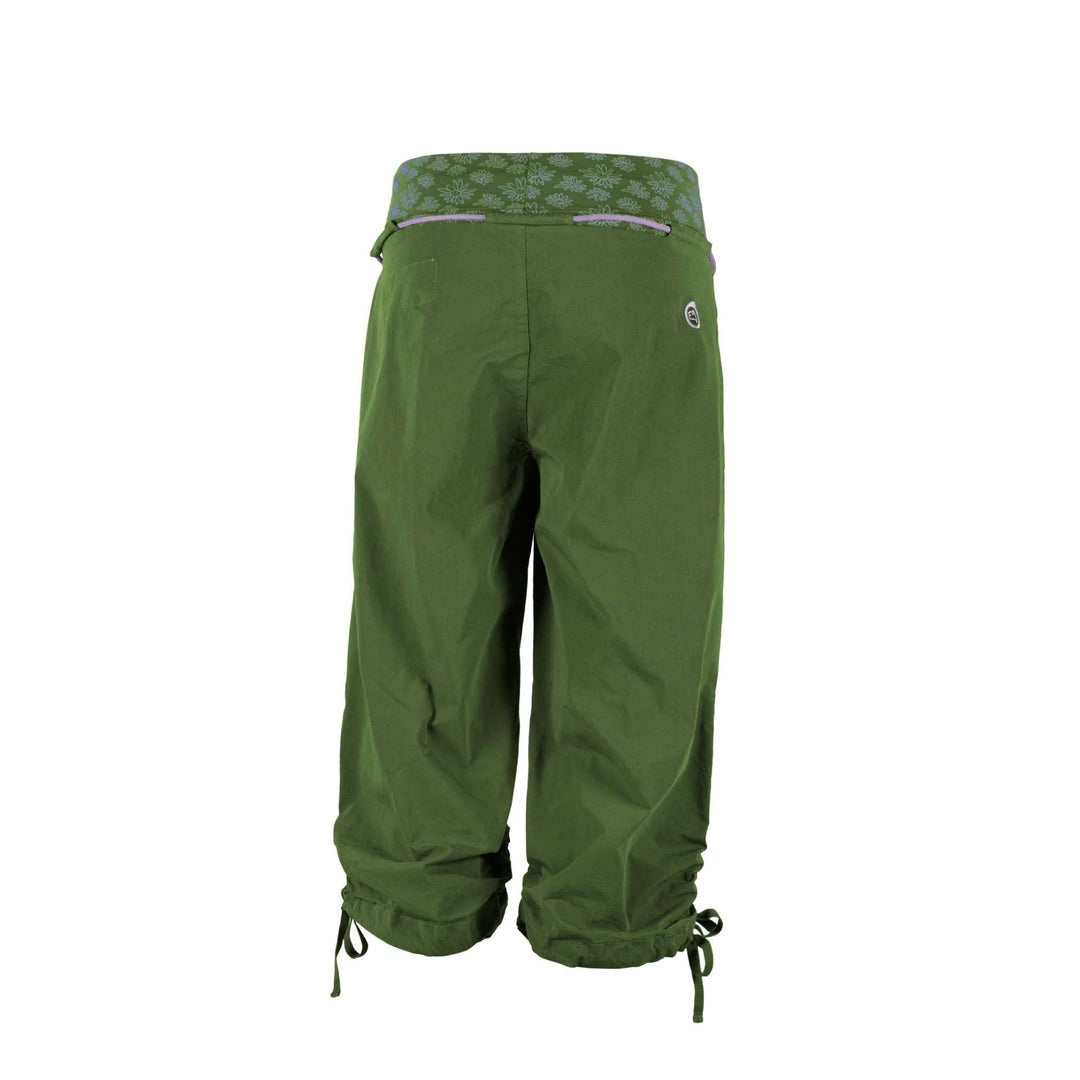 3/4 outdoor climbing pants with embroidered design, elastic cotton waistband, Cleo 2.