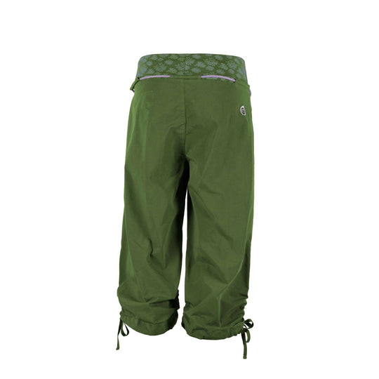 3/4 outdoor climbing pants with embroidered design, elastic cotton waistband, Cleo 2.