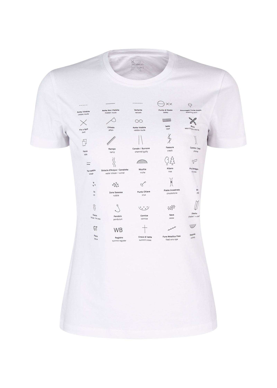 Topographic T-Shirt Woman - Bshop