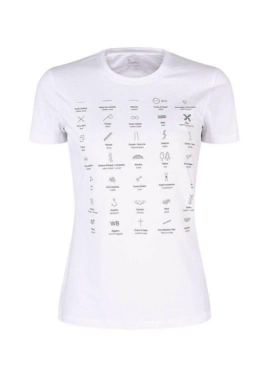 Topographic T-Shirt Woman - Bshop