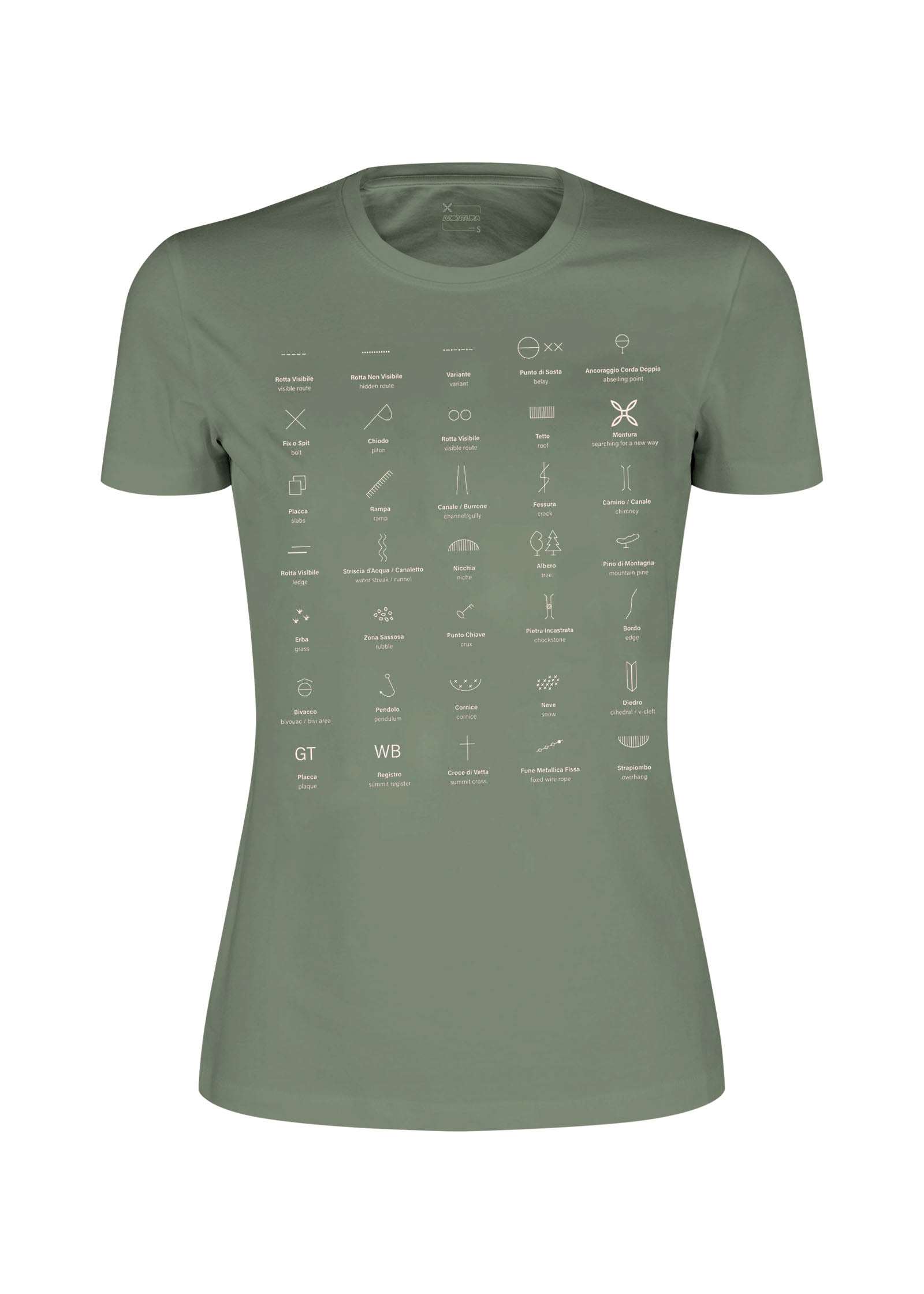 Topographic T-Shirt Woman - Bshop