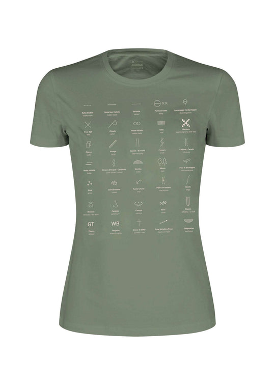 Topographic T-Shirt Woman - Bshop