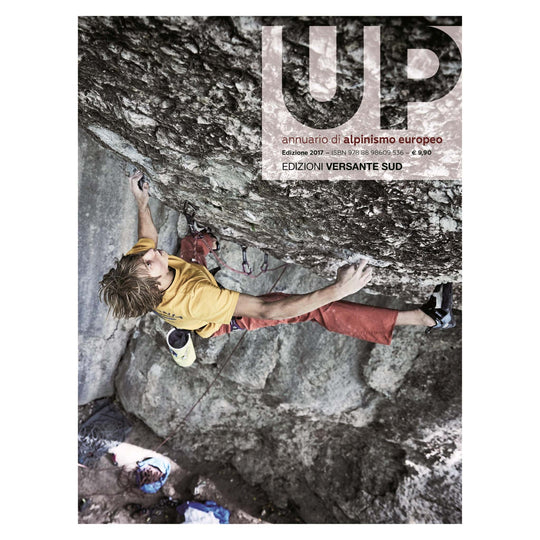 European Climbing Report 2017 cover featuring climber scaling rock face.