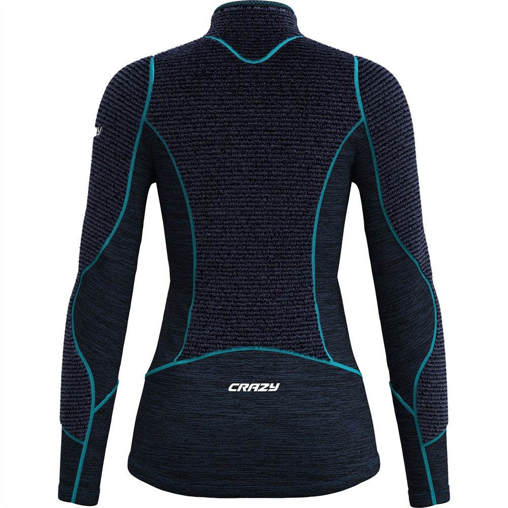 Crazy Pull Exit Extrafleece Lake-Blue – vista posteriore