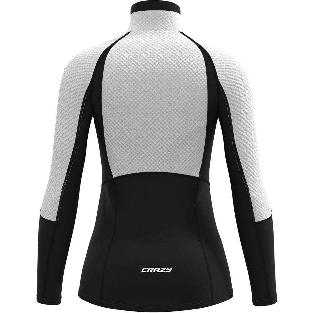 Crazy Pull Stella Extrafleece White-Black – vista posteriore