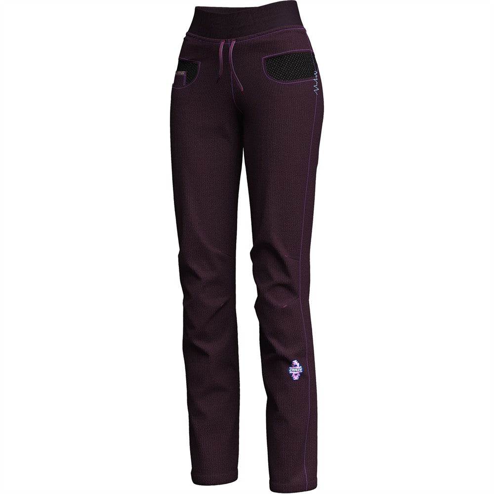 Crazy Pant Aria Burgundy – vista laterale