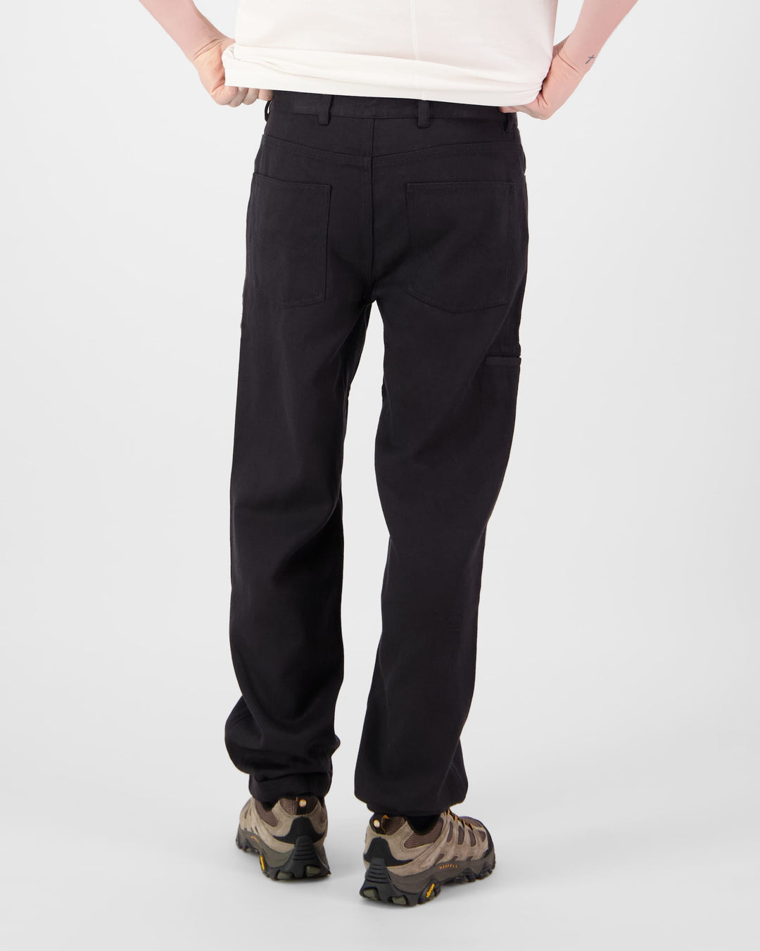 Mons Royale Merino Hemp Day Pant Black 100838-1171-001 - on-model back