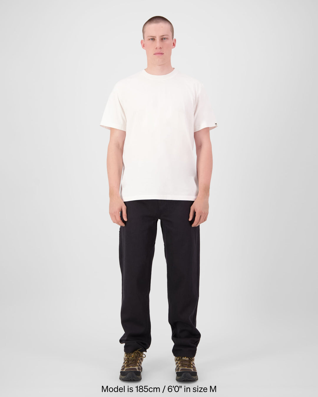 Mons Royale Merino Hemp Day Pant Black 100838-1171-001 - on-model full length