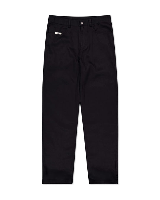 Mons Royale Merino Hemp Day Pant Black 100838-1171-001 - flat front uncuffed