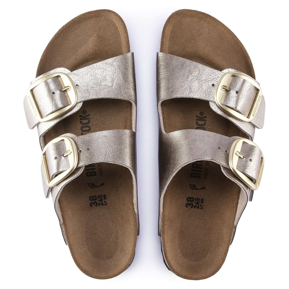 Sandalo Birkenstock Arizona Big Buckle con fibbie grandi in metallo e plantare anatomico