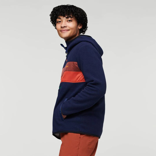 Teca Fleece Hooded Half-Zip Jacket M