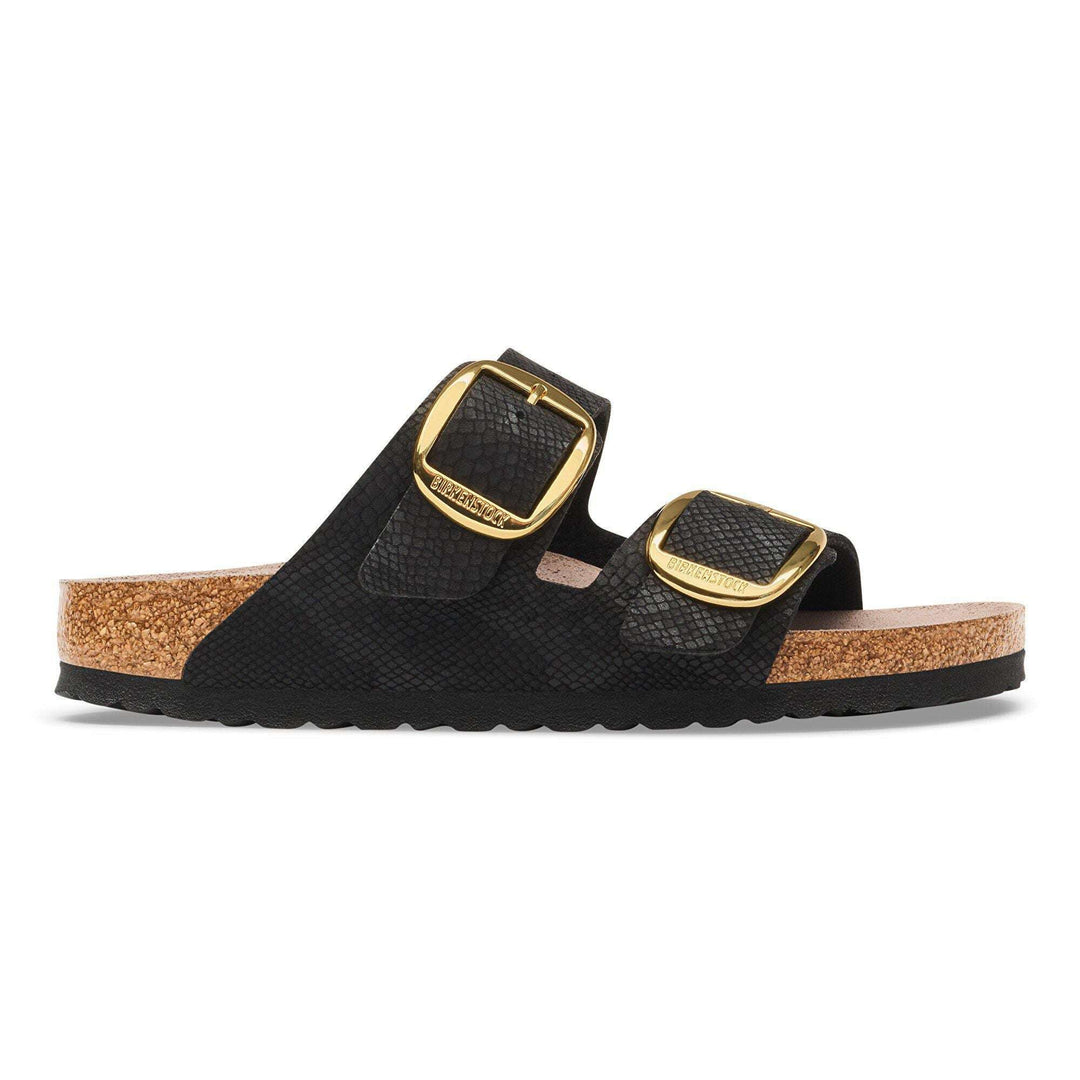 Birkenstock Arizona Big Buckle Synthetics Python Black, 1032881: vista laterale
