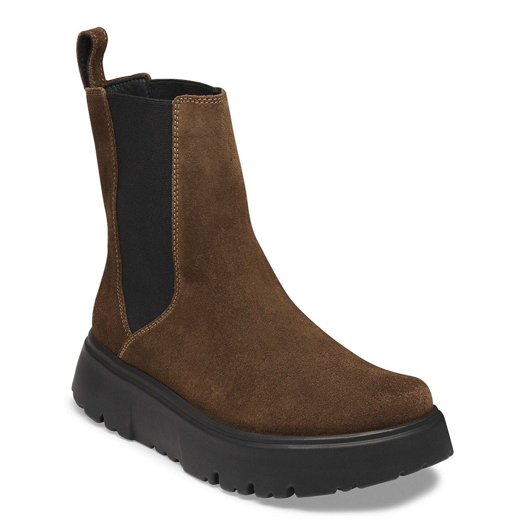 Birkenstock Theda Chelsea Suede Leather Carafe – vista principale
