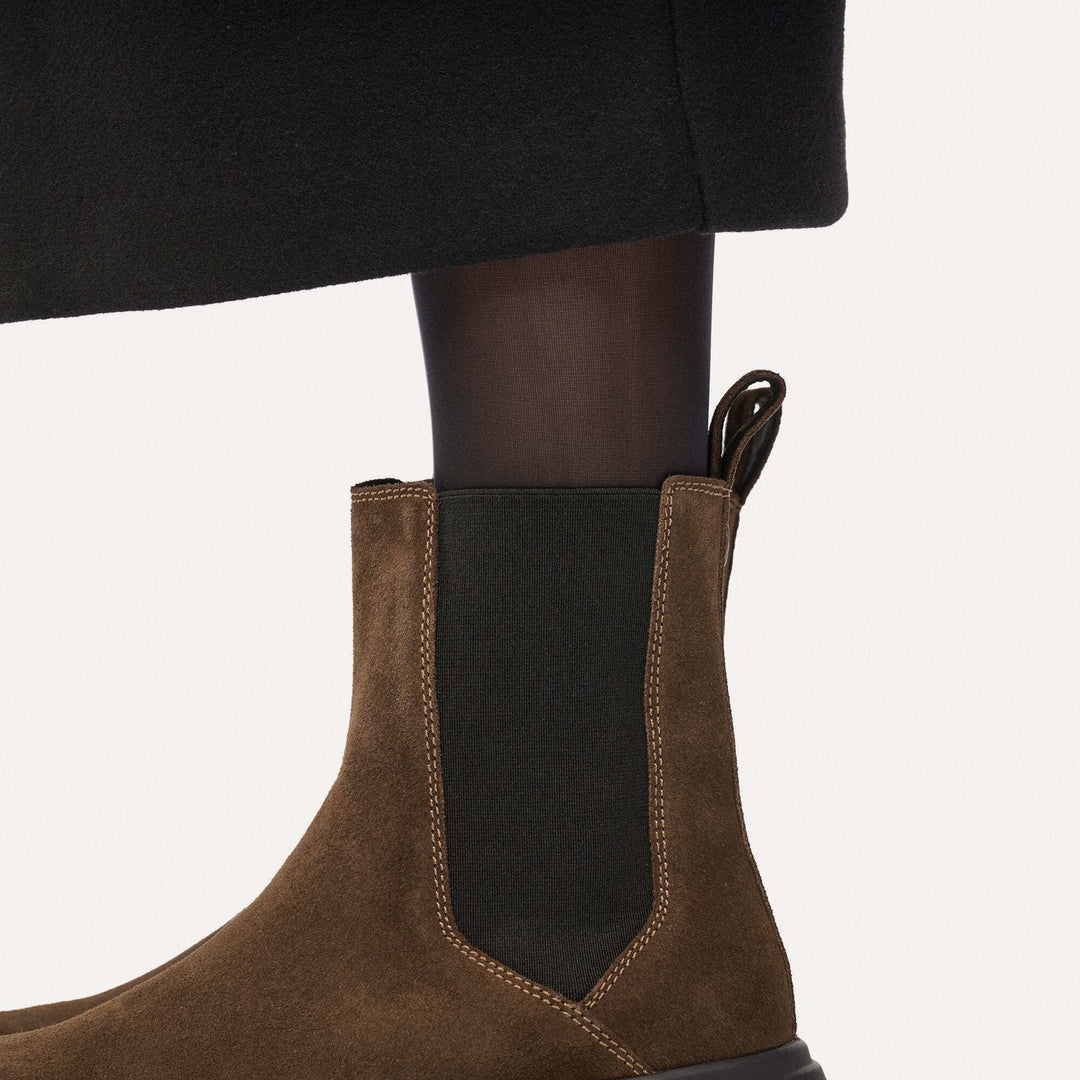 Birkenstock Theda Chelsea Suede Leather Carafe – vista 8