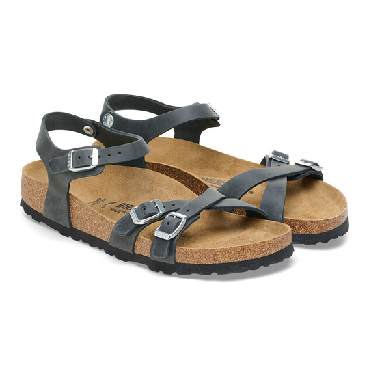 Kumba Black Waxy Leather
