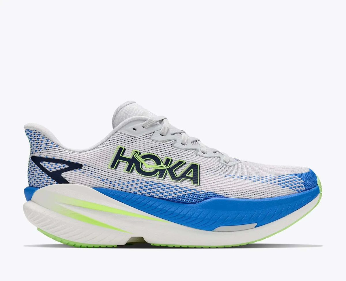 HOKA M Mach X 3 men's running shoe with PEBA midsole and Pebax plate for fast road training