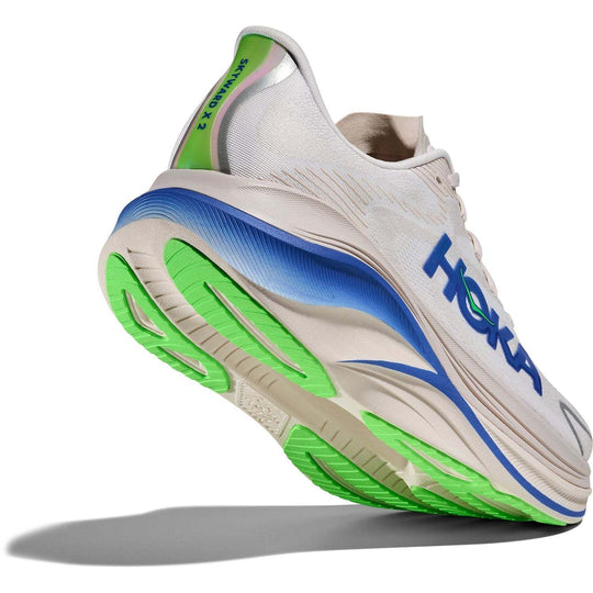 Hoka Skyward X 2 running shoe with mesh upper, carbon plate, and durable sole for road running