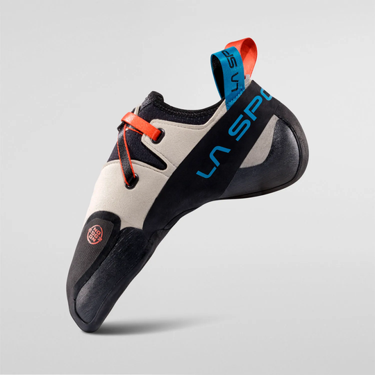 Futura Chalk climbing shoe with Fast Lacing System and No-Edge technology.