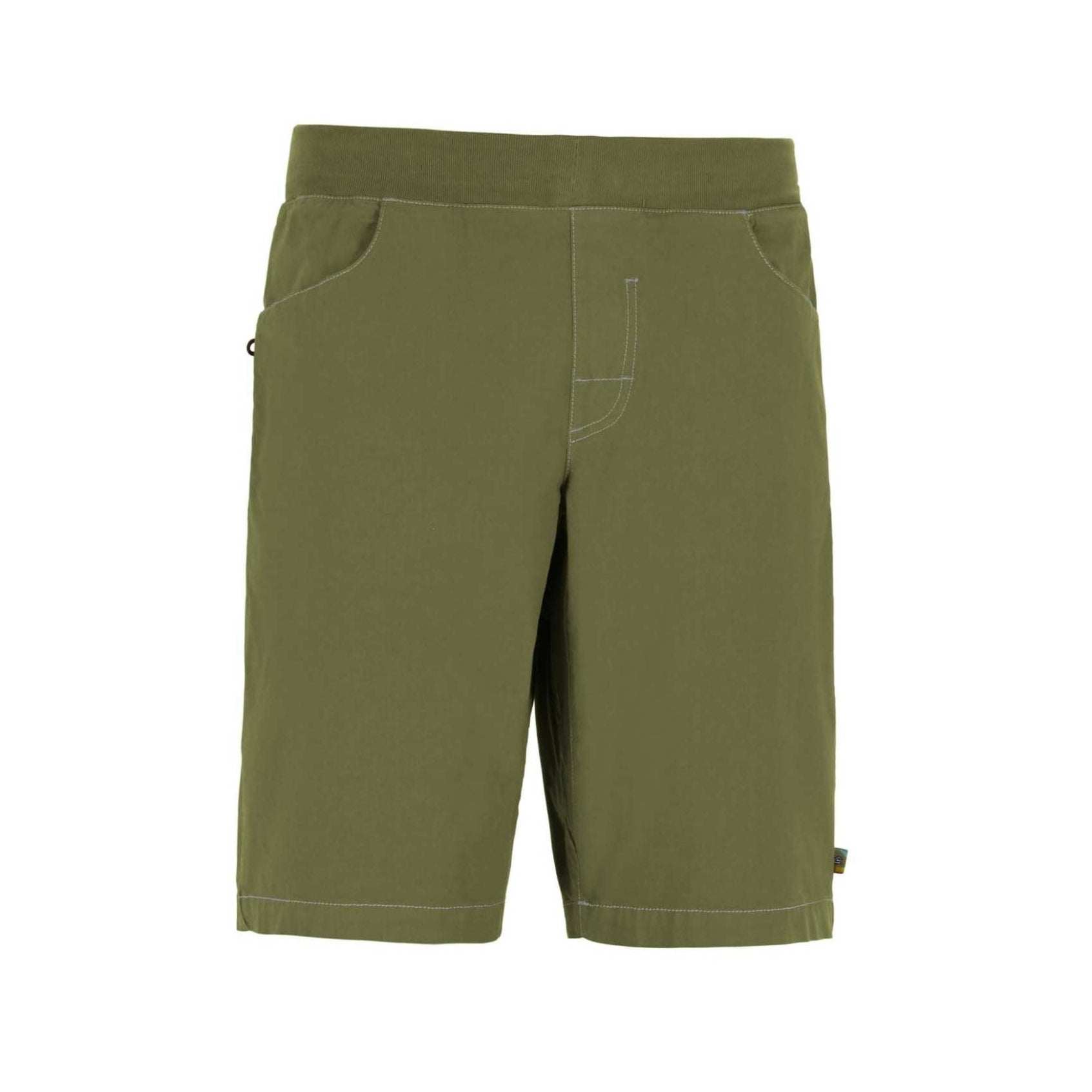 Shorts Rondo Short S in cotone biologico per arrampicata urbana, confortevoli e resistenti.