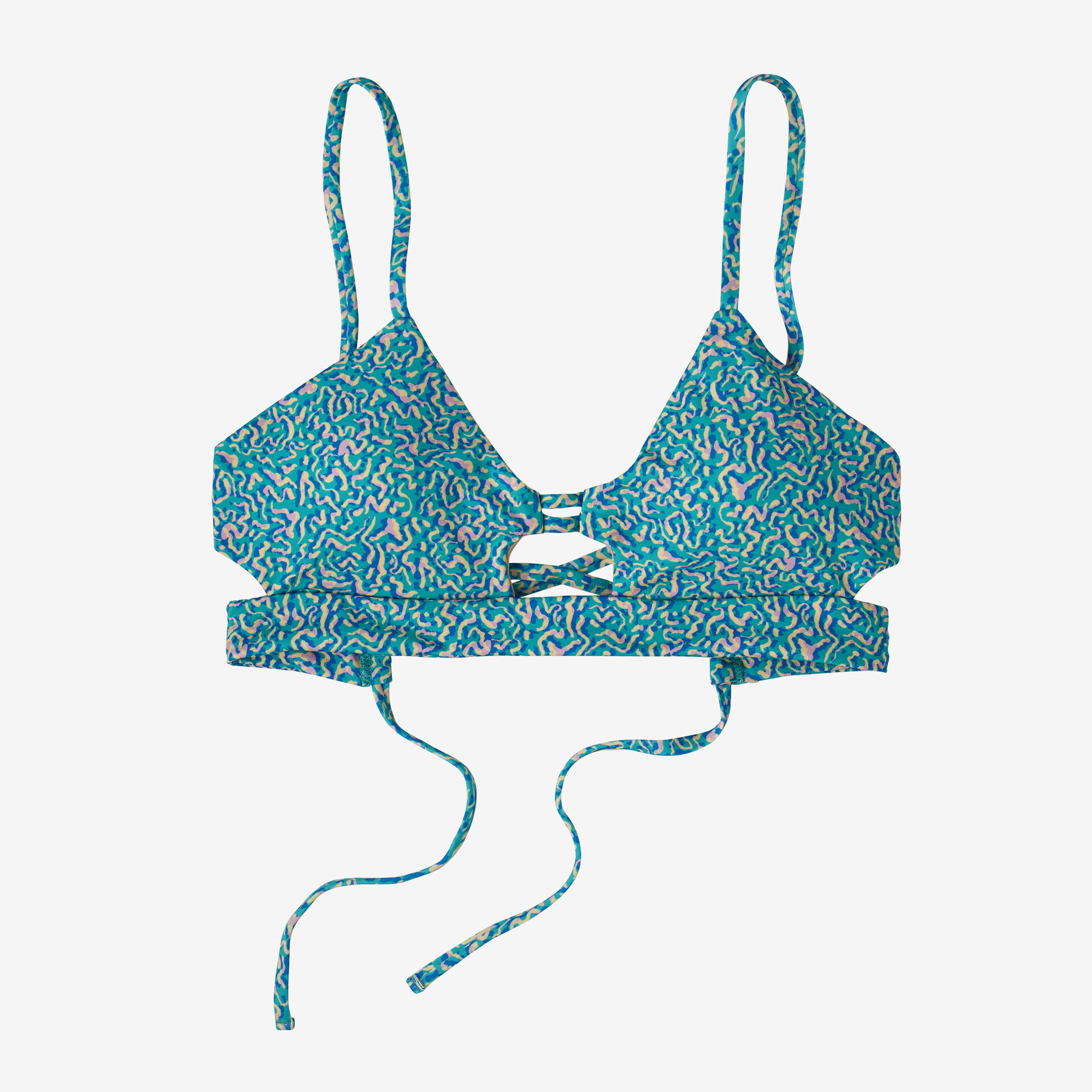 Bikini top con apertura frontale e allacciatura regolabile, "W's Focal Point Top".