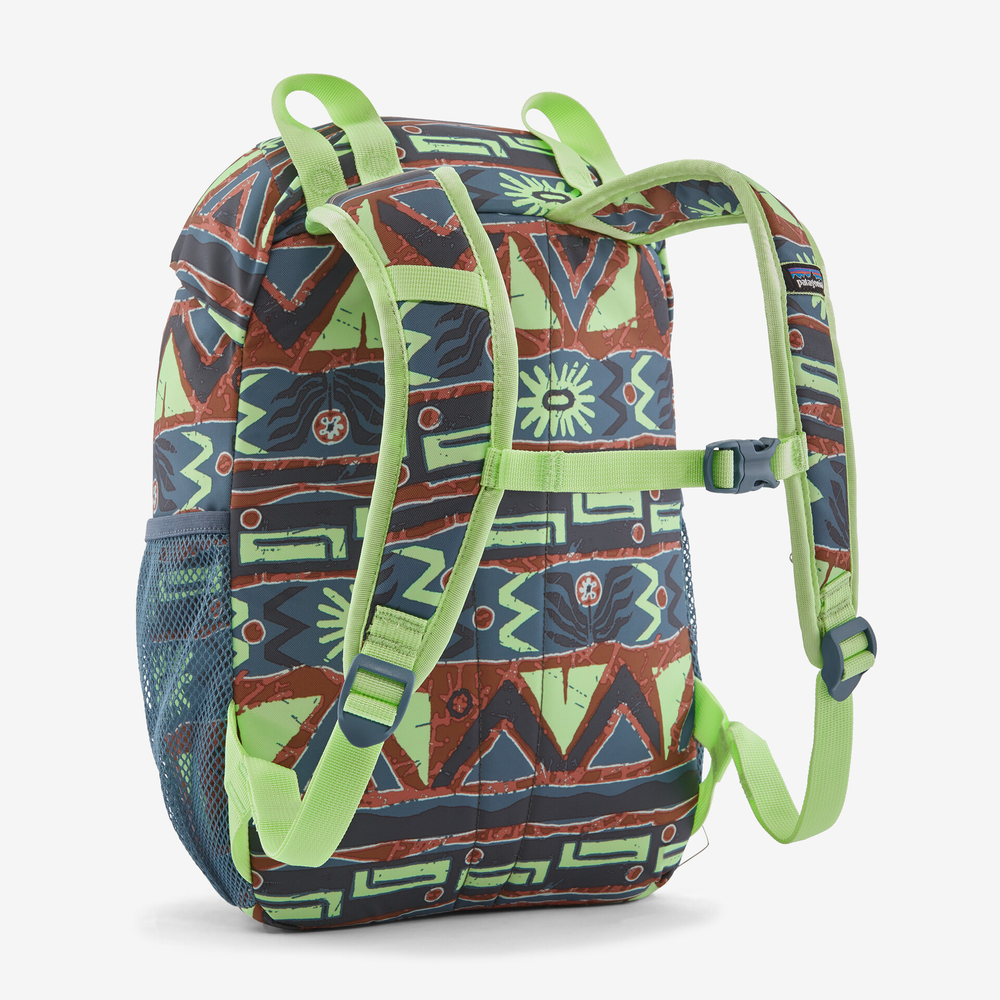 Refugito Day Pack 12L for kids with adjustable straps and colorful pattern.