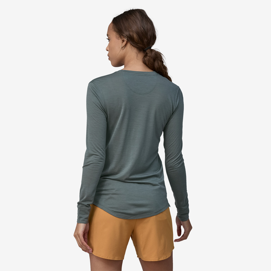 W's L/S Cap Cool Merino Blend Graphic Shirt - Bshop