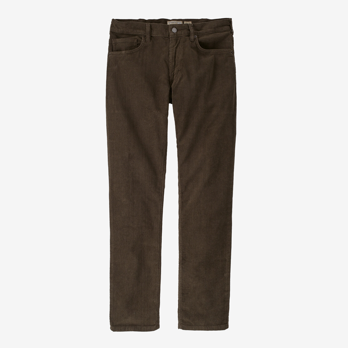 Organic cotton corduroy jeans with straight-leg fit and five-pocket design.