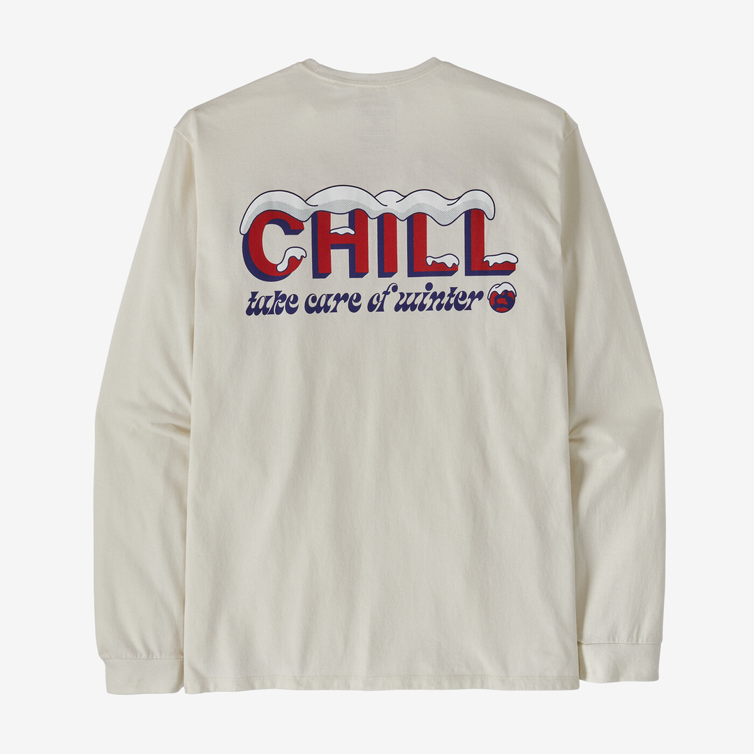M's L/S Chill Responsibili-Tee, long-sleeve, recycled materials, Fair Trade Certified™, comfortable fit.