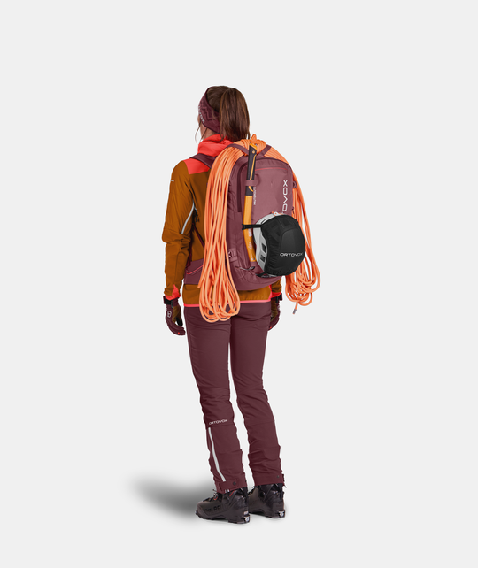 Versatile and durable Haute Route 30 S backpack for ski touring adventures.