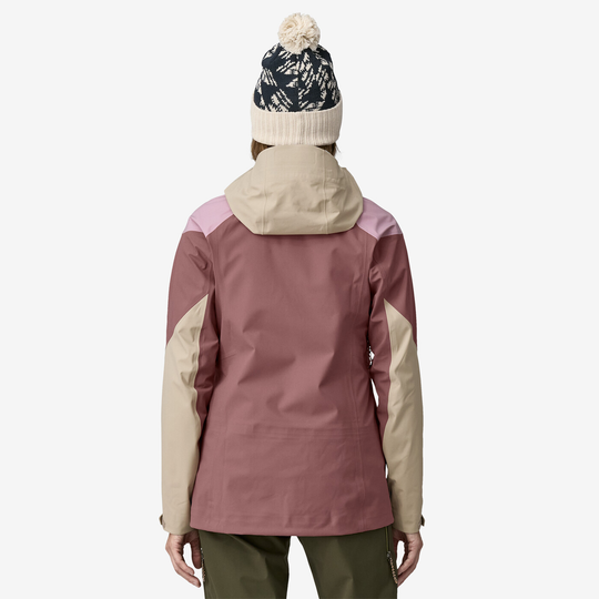 Lightweight women's Snowdrifter Jacket for backcountry adventures, featuring flexible, PFC-free fabric and H2No™ Performance Standard technology.