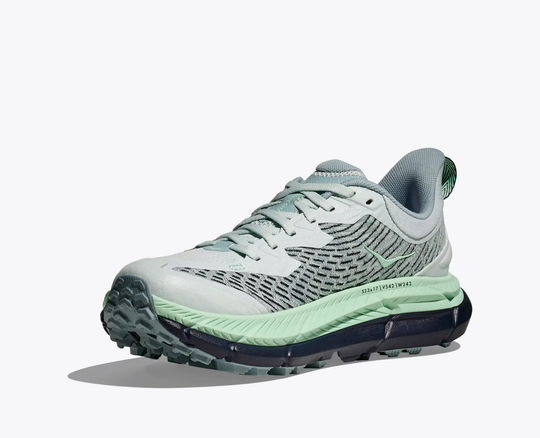 Mafate Speed 4 trail running shoe with breathable mesh and Vibram MegaGrip sole.