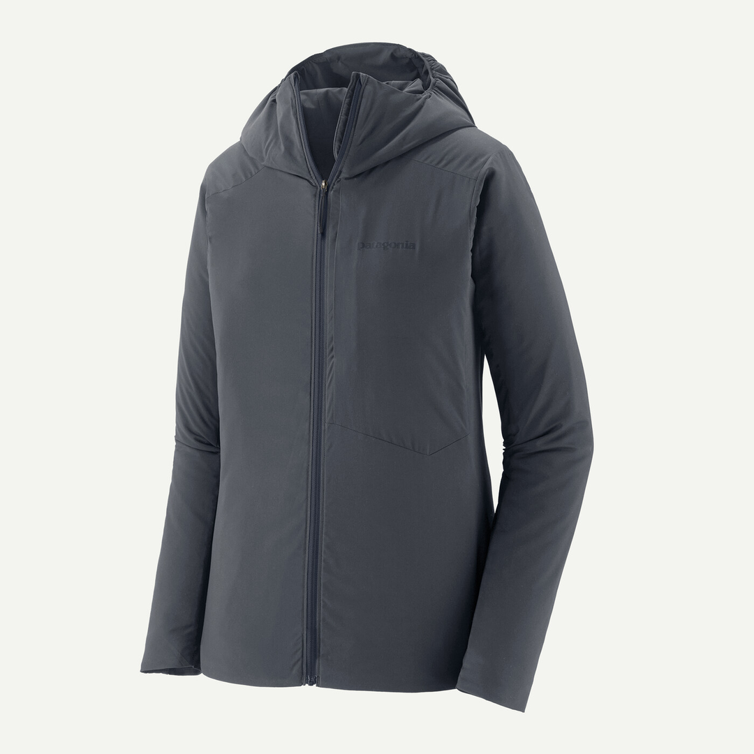 Ultralight full-zip hoody for high-impact cold-weather activities, breathable, flexible, with recycled materials.