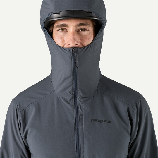Nano-Air Ultralight Full-Zip Hoody with helmet-compatible hood, shown worn by a person.
