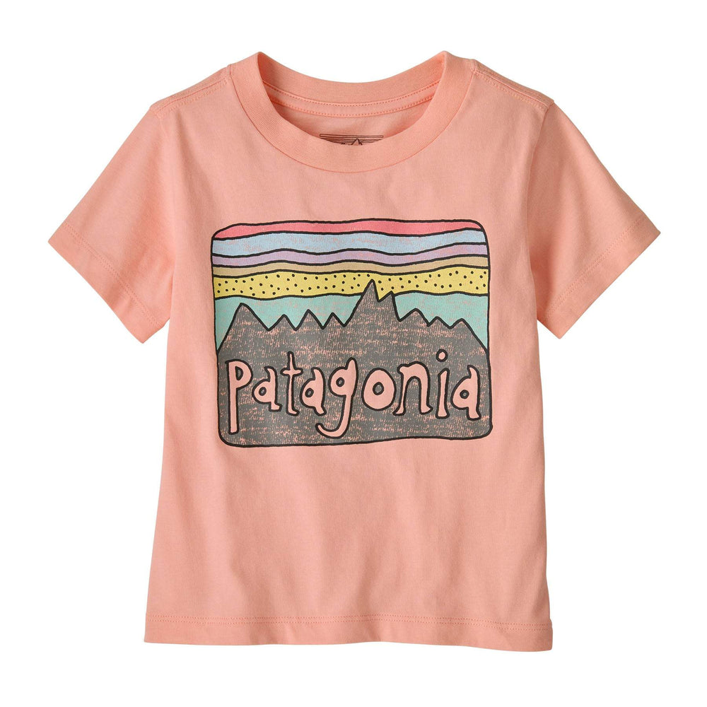 Baby Fitz Roy Skies T-Shirt made from 100% Regenerative Organic Certified cotton.